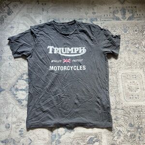 Triumph Black Graphic Men's Tee
